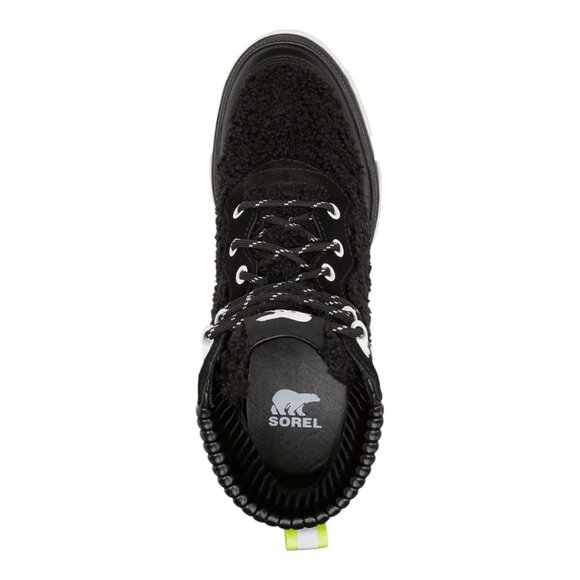 Sorel Brex Heel Women's Waterproof Boots in Black Teddy Fleece Booties Winter - Picture 3 of 8